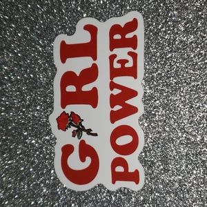 FEMINIST Waterproof Sticker Girl Power